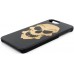 Husa VINTAGE din lemn acacia pentru iPhone 7/8, pirogravura - Acacia wood vintage case for iPhone 7/8, phyrography "Tribal Skull"