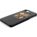 Husa VINTAGE din lemn acacia pentru Iphone 7/8 Plus, pirogravura - Vintage acacia wood case for Iphone 7/8 Plus, pyrograhy FC Barselona