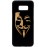 Husa vintage din lemn acacia pentru Samsung Galaxy S8, pirogravura - Acacia wood vintage case for Samsung Galaxy S8, phyrography "Mim Mask"
