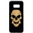 Husa vintage din lemn acacia pentru Samsung Galaxy S8 Plus, pirogravura - Acacia wood vintage case for Samsung Galaxy S8 Plus, phyrography "Tribal Skull"