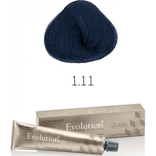 Vopsea permanenta profesionala - 1.11 - Evolution of the Color Cube - Alfaparf Milano - 60 ml
