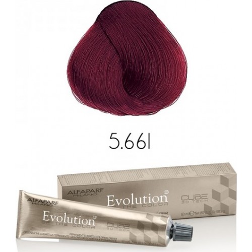 Vopsea permanenta profesionala - 5.66I - Evolution of the Color Cube - Alfaparf Milano - 60 ml