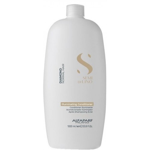 Balsam de stralucire si revitalizare pentru par normal - Illuminating Conditioner - Semi Di Lino - Diamond - Alfaparf - 1000 ml