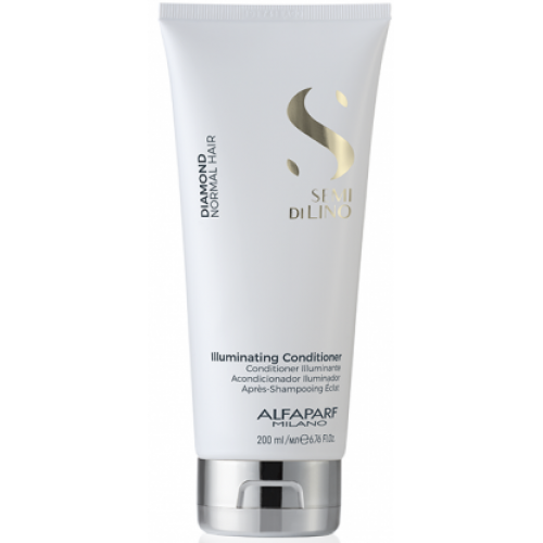 Balsam de stralucire si revitalizare pentru par normal - Illuminating Conditioner - Semi Di Lino - Diamond - Alfaparf - 200 ml