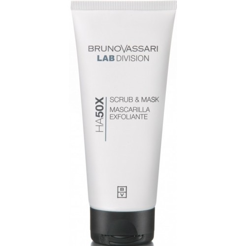 Masca exfolianta cu acid hialuronic pentru ten - Scrub&Mask - HA50X - Bruno Vasari - 100 ml