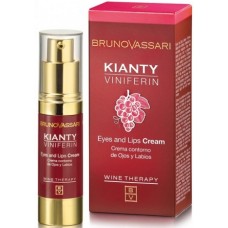 Crema anti-rid cu ceramide - Kianty Viniferin - Eyes And Lips Cream - Bruno Vassari - 15 ml