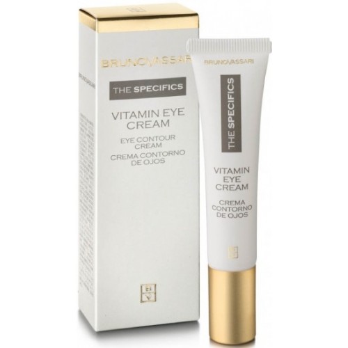 Crema anti-rid nutritiva pentru conturul ochilor - Vitamin Eye Cream - Bruno Vassari - 15 ml