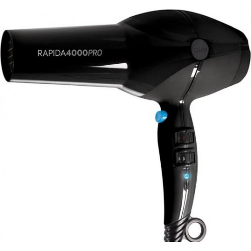 Uscator de par cu tehnologie dubla ionica - Rapida 4000 PRO Onix- Diva - 2200W