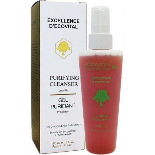 Gel purifiant fara parabeni - Purifying Cleanser - Excellence D\' Ecovital - Ecovital - 150 ml