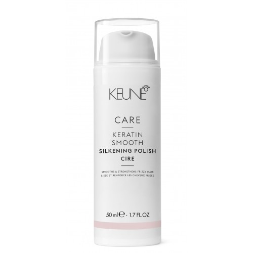 Cremă cu cheratină pentru disciplinare și strălucire - Keratin Smooth - Silkening Polish Cire - Keune - 50 ml