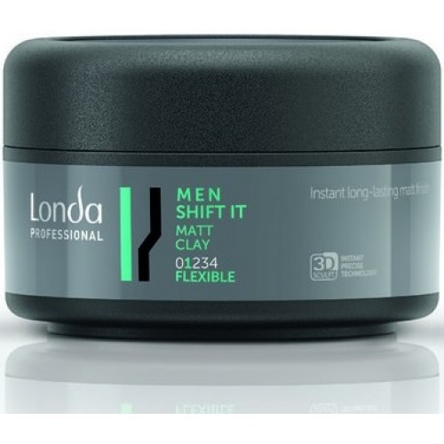 Pasta pentru aspect mat cu fixare flexibila - Shift It Mud - Man - Londa Professional -75 ml