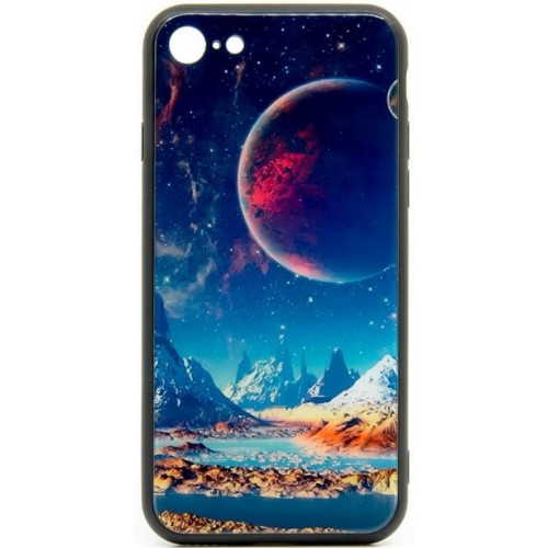 Husa eleganta ultra-subtire de lux pentru iPhone 7/8, patern - Luxury ultra-thin case for iPhone 7/8, patern &quot;Night Decor&quot;