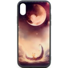 Husa eleganta ultra-subtire de lux pentru iPhone X, patern - Luxury ultra-thin case for iPhone X, patern "Lunatic Cat"