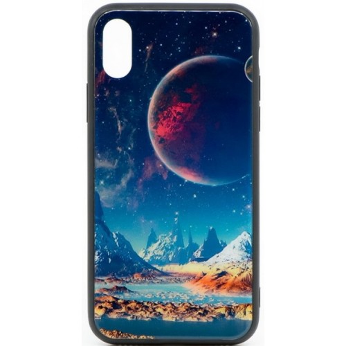 Husa eleganta ultra-subtire de lux pentru iPhone X, patern - Luxury ultra-thin case for iPhone X, patern &quot;Night Decor&quot;