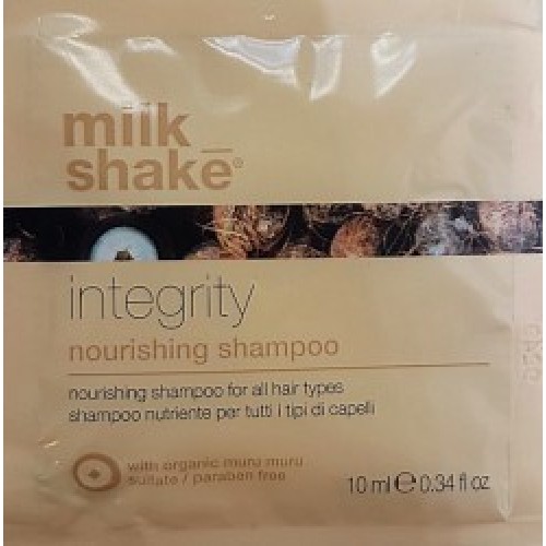 Sampon intens hidratant pentru toate tipurile de par - Nourishing Shampoo - Integrity - Milk Shake - 10 ml