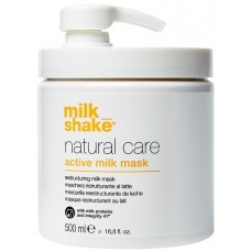 Masca reconstructoare pe baza de proteine de lapte pentru par uscat si deteriorat - Active Milk Mask - Natural Care - Milk Shake - 500 ml