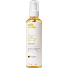 Tratament hidratant cu ulei de argan pentru toate tipurile de par - Glistening Argan Oil - Organic Argan Oil - Milk Shake - 250 ml
