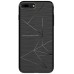 Husa magnetică din silicon mat anti amprentă - Magic Case for Apple IPhone 8 Plus, black - Nillkin