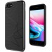 Husa magnetică din silicon mat anti amprentă - Magic Case for Apple IPhone 8, black - Nillkin