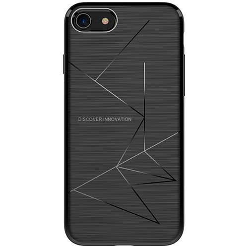 Husa magnetică din silicon mat anti amprentă - Magic Case for Apple IPhone 8, black - Nillkin