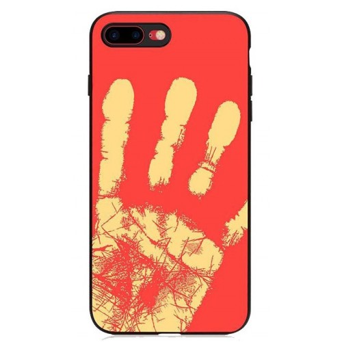 Carcasa termosensibila pentru Huawei P10 Plus, Rosu - Thermosensitive case for Huawei P10 Plus, Red