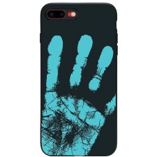 Husa termosensibila pentru Samsung Galaxy A6 Plus (2018), Albastru inchis - Thermosensitive case for Samsung Galaxy A6 Plus (2018), Dark Blue