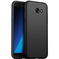 Husa ultra-subtire din fibra de carbon pentru Samsung Galaxy A3 (2017), Negru - Ultra-thin carbon fiber case for Samsung Galaxy A3 (2017), Black