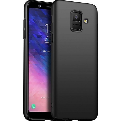 Husa ultra-subtire din fibra de carbon pentru Samsung Galaxy A6 (2018), Negru - Ultra-thin carbon fiber case for Samsung Galaxy A6 (2018), Black