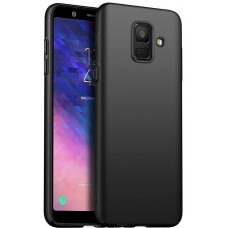 Husa ultra-subtire din fibra de carbon pentru Samsung Galaxy A6 Plus (2018), Negru - Ultra-thin carbon fiber case for Samsung Galaxy A6 Plus (2018), Black