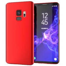 Husa ultra-subtire din fibra de carbon pentru Samsung Galaxy S9, Rosu - Ultra-thin carbon fiber case for Samsung Galaxy S9, Red