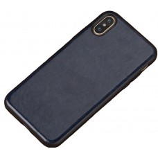 Carcasa subtire din piele lucrata manual pentru Iphone 6/6S Plus, Albastru - Ultra-thin leather skin handmade case for iPhone 6/6S Plus, Dark Blue