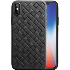 Husa Ultra-Subtire Model Weave pentru iPhone X, Negru - Ultra-thin weave model case for iPhone X, Black