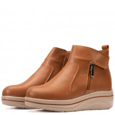 Ghete dama, Voguer, piele naturala - Colectie: Urban Muse, Culoare: Maro deschis, Marime: 40