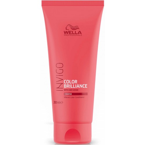 Balsam pentru parul gros vopsit - Vibrant Color Conditioner - Coarse - Invigo Brilliance - Wella - 200 ml